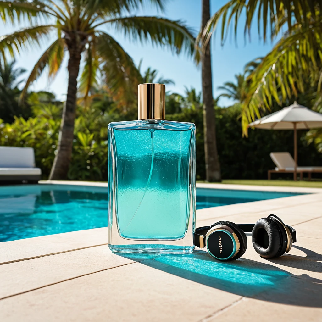 Tropical Poolside — Product Photography (SDXL LoRA) v1.0