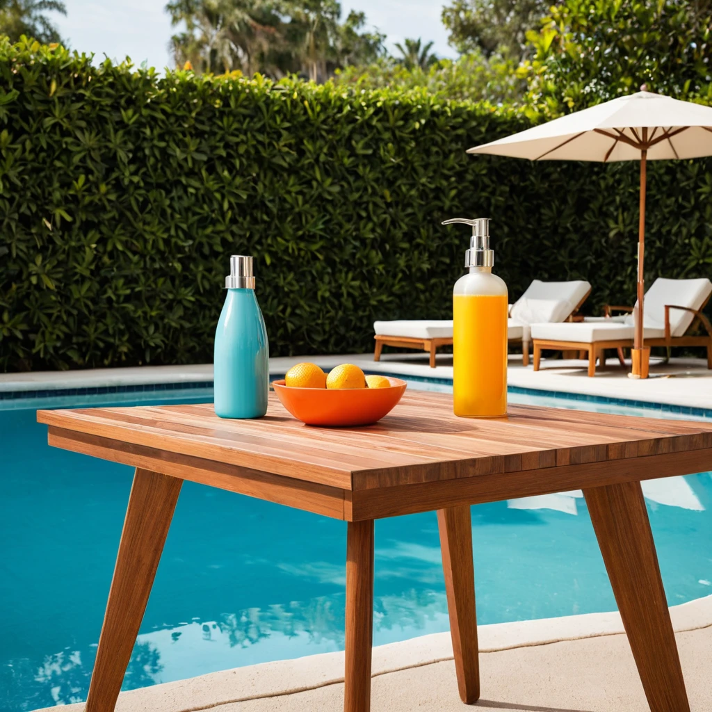 Midcentury Poolside Cabana — Lifestyle Scene Backdrop (SDXL LoRA) v1.0