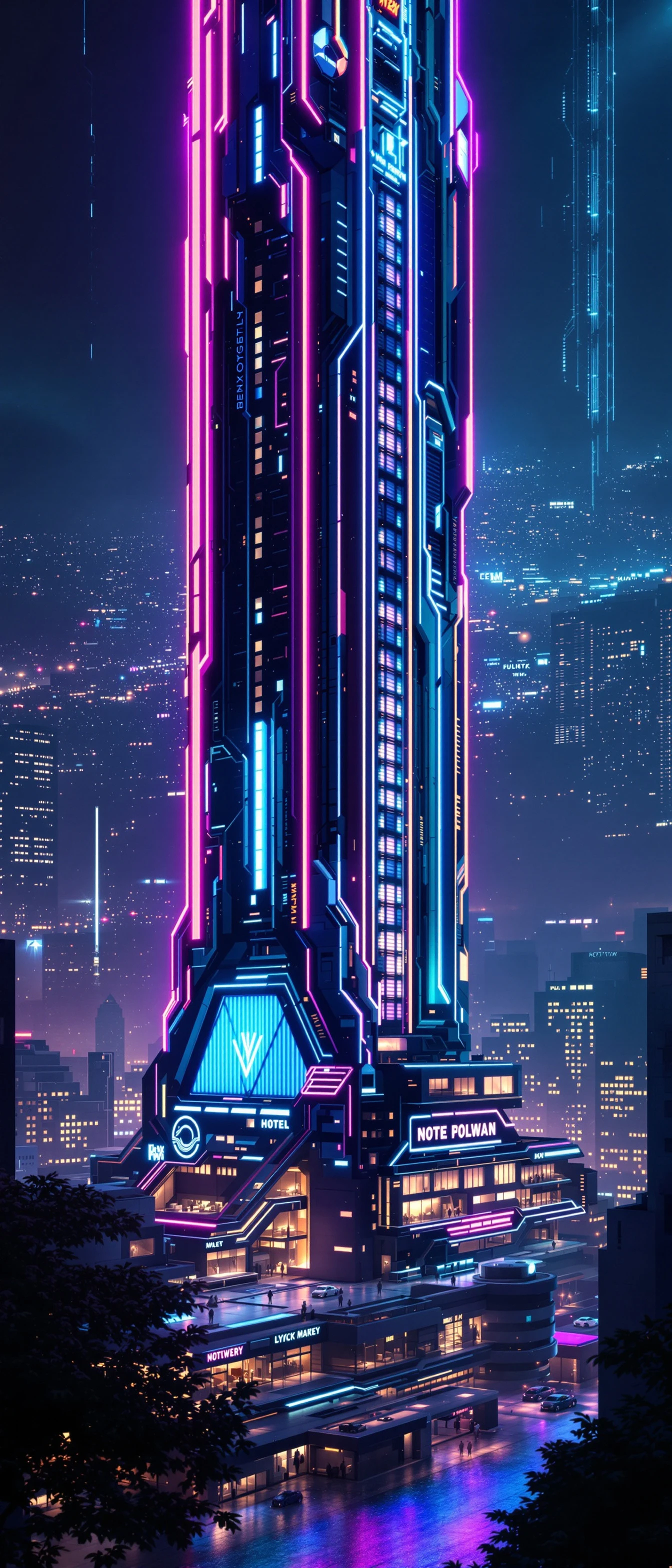 Cyberpunk Architecture (Architecture) (Flux) (AD) V1