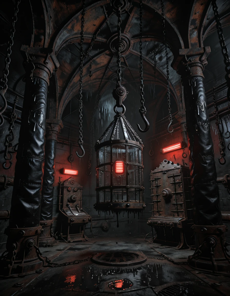 dark biomechanical  chamber Illu