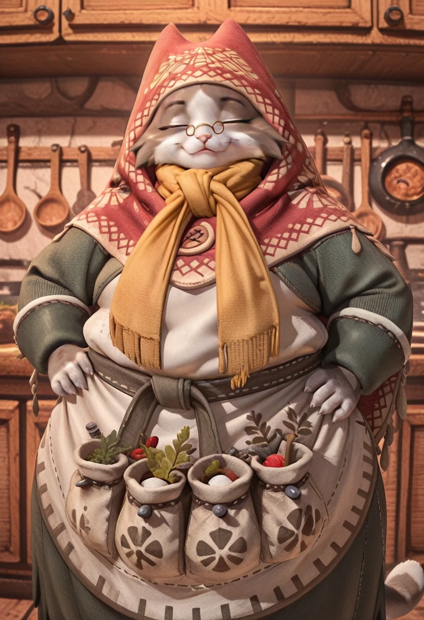 Grammeowster Chef (Monster Hunter World) V1