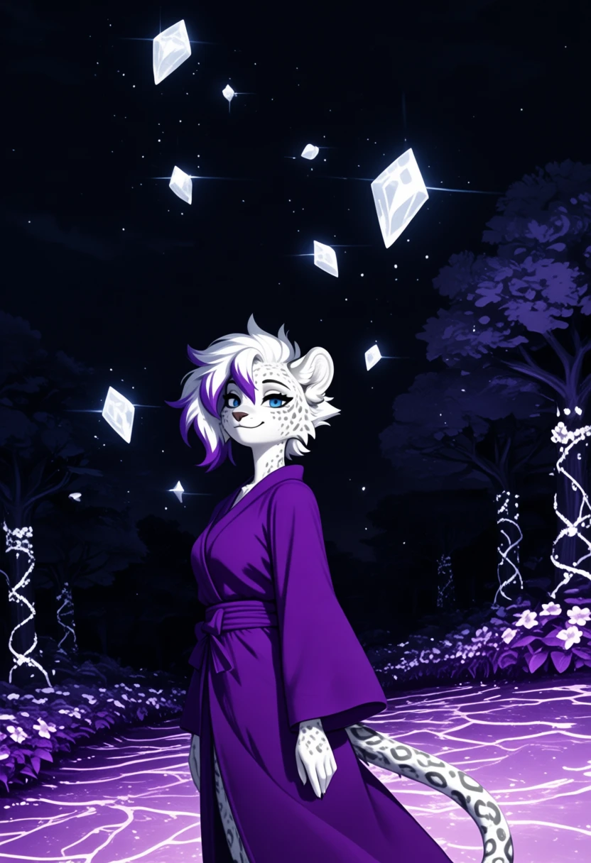 OC Character- Jasmine "Jazza" Rausch, furry anthro White Snow Leopard Girl Character v1.0_Anima