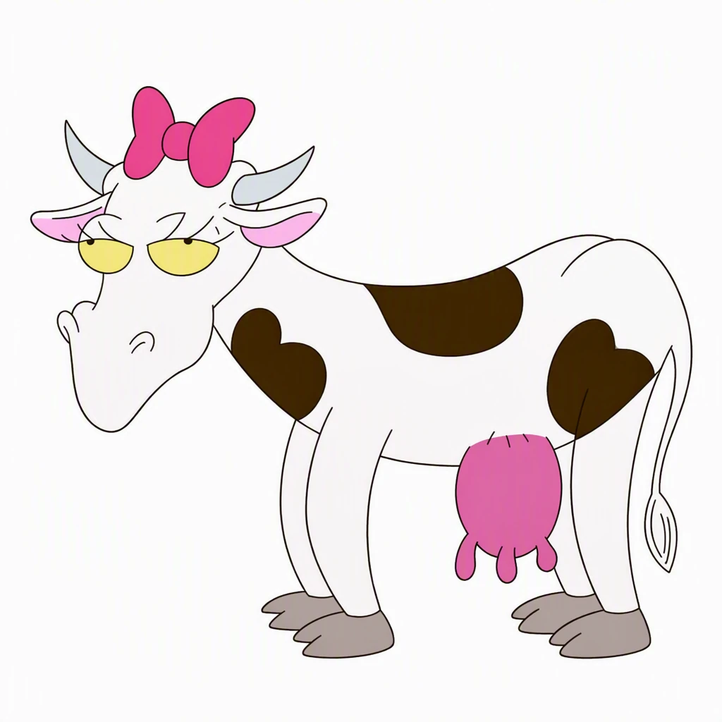 Cow (  and Scratchy episode Butter Off Dead) - COMMISSION 1.0 V1