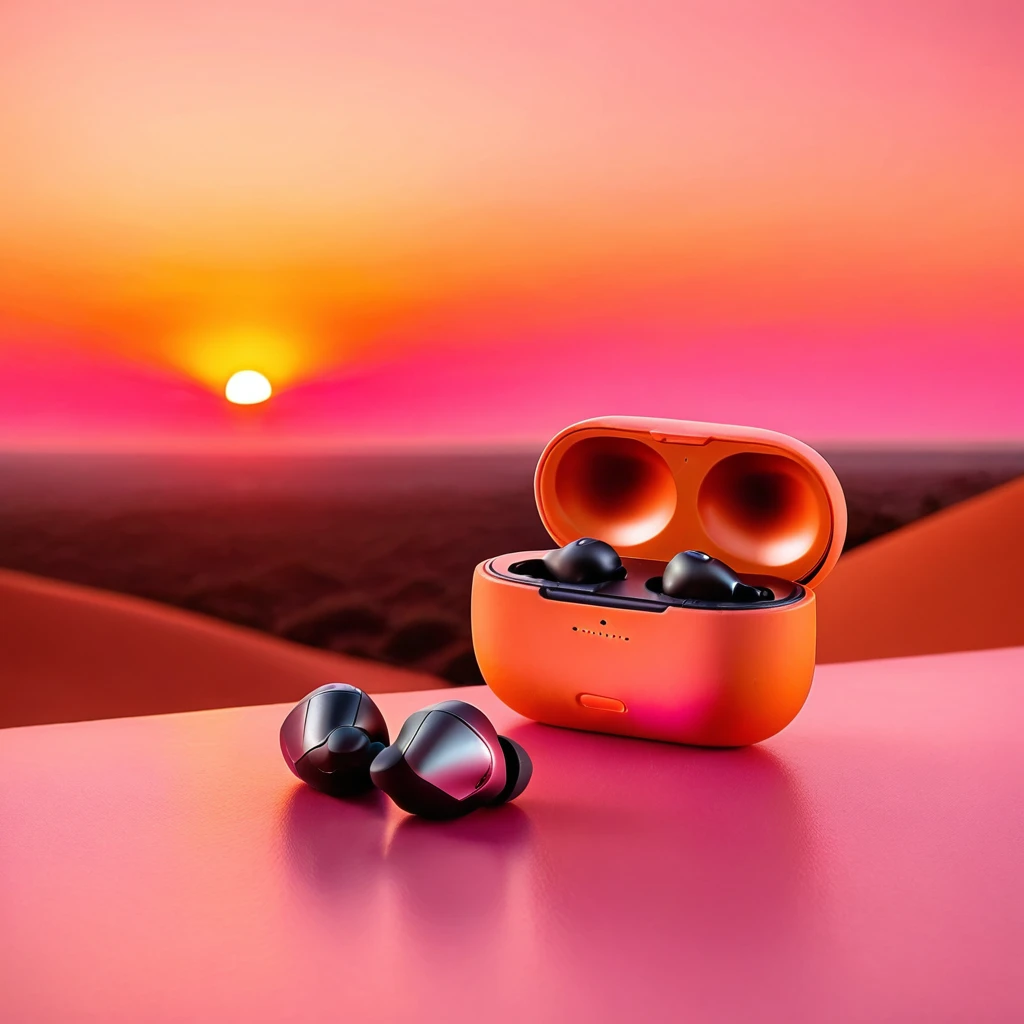 Tech Sunset Gradient - Product Photography (SDXL LoRA) v1.0