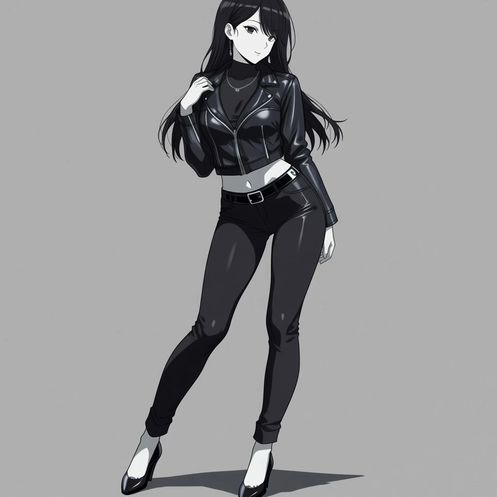 Feminine Forward Lean Pose V1