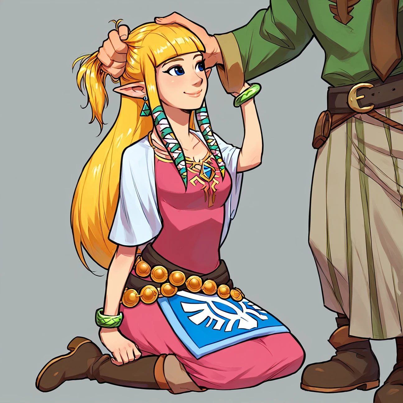 kneeling ponytail grab Pony v1.0