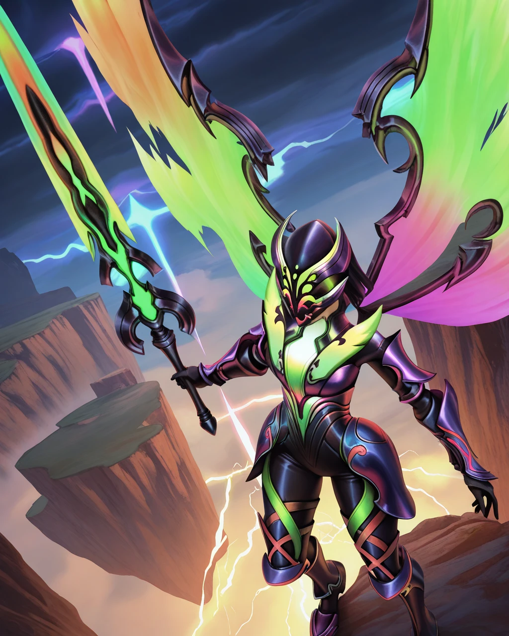 Empyrean Kayle Neon Facade Chroma [League of Legends] v1.0