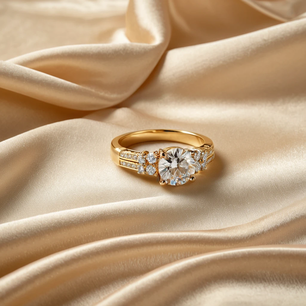Silk Champagne V4 — Jewelry Product Photography (SDXL LoRA) v1.0