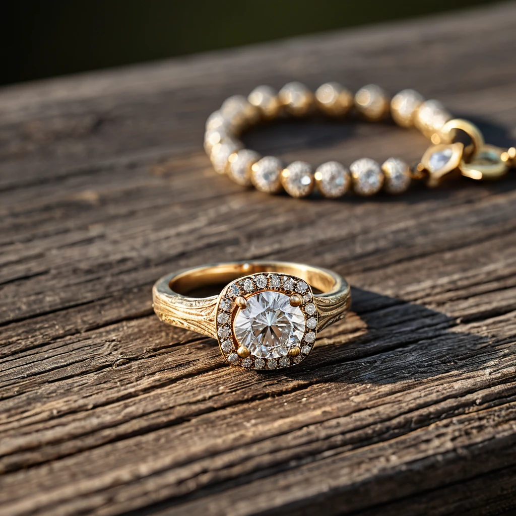 Rustic Wood V4 — Jewelry Product Photography (SDXL LoRA) v1.0