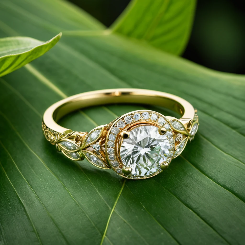 Botanical Green V4 — Jewelry Product Photography (SDXL LoRA) v1.0
