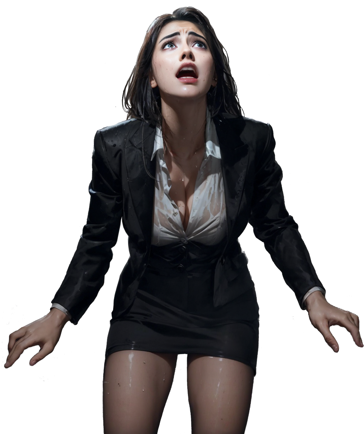 Female,You're stuck in an elevator with a girl who has severe androphobia. Worse still, the air conditioning is out.