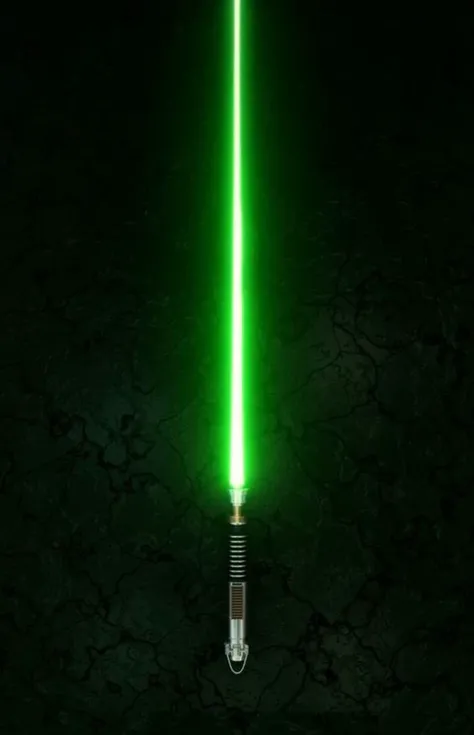 um close up de um sabre de luz verde em um fundo preto, sabre de luz verde, sabre de luz, papel de parede de sabre de luz 4 k, espada laser, katana de sabre de luz, de um punho de sabre de luz, jedi com sabre de luz, papel de parede de sabre de luz cal kestis, sabres de luz, sabres de luz, espada brilhante, lâmina de alma verde brilhante