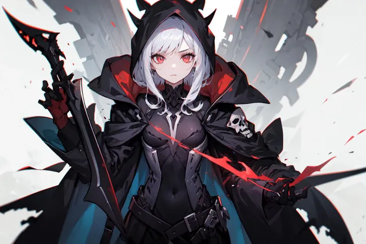 1girl,death,reaper,weapon