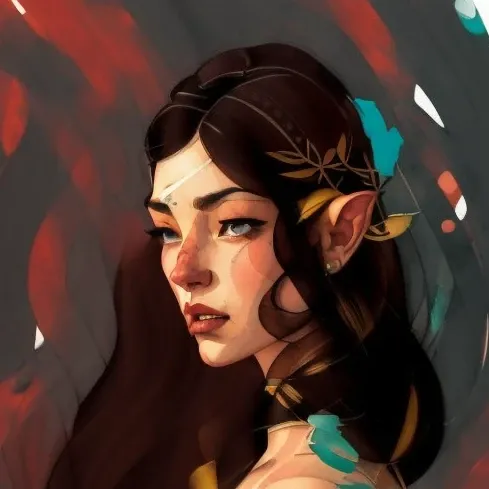 wideshot of a beautiful firty elven princess, character concept art, cartoon, facial expressions, golden upperlight, realistic human features, turquoise body tattoos, wind, atmospheric glowing particles, 8k, trending on artstation, watercolor painting, inkdisheveled, fugitive paint, semi-transparent stains and dots, excellent composition, cinematic atmosphere, precise correct anatomy, inspirational, design vector, ink drawing, art by jc leyendecker, by sachin teng, art by Abigail Larson, art by jc leyendecker, by sachin teng, by atey ghailan, by greg rutkowski, by greg tocchini, by james gilleard, by joe fenton, by kaethe butcher
