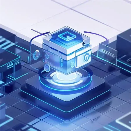 best quality, many details,4k,blender,octane render,C4D,transparent glass texture,DDicon,blue|purple, frosted glass, transparent technology sense, industrial design,dark gradient background,studio lighting, sunshine,flat, minimal,quasi-object,axisymmetric,Data, cylinder,cube,camera,tiktok,