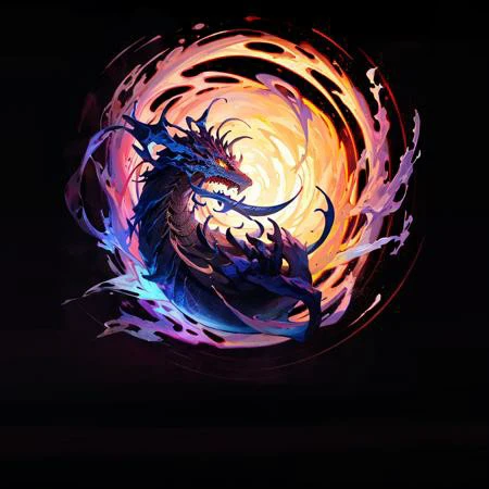 celestial globe, no humans, black background, dragon,  <lora:PlanetDesignerV1[celestial_globe]-000006:1>

