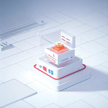 best quality, many details,4k,blender,octane render,C4D,transparent glass texture,DDicon,red, frosted glass, transparent technology sense, industrial design,white background,studio lighting, sunshine,flat, minimal,quasi-object,axisymmetric,Data, cylinder,