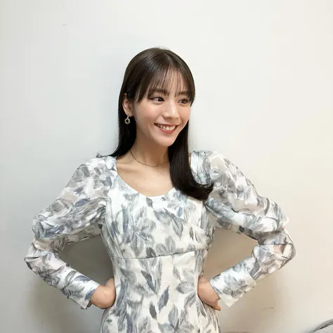 there is a woman standing in front of a wall with her hands on her hips, chiho, 奈良美智, dilraba dilmurat, harumi, heonhwa choe, lee ji - eun, jaeyeon nam, lee ji-eun, shiori teshirogi, lalisa manobal