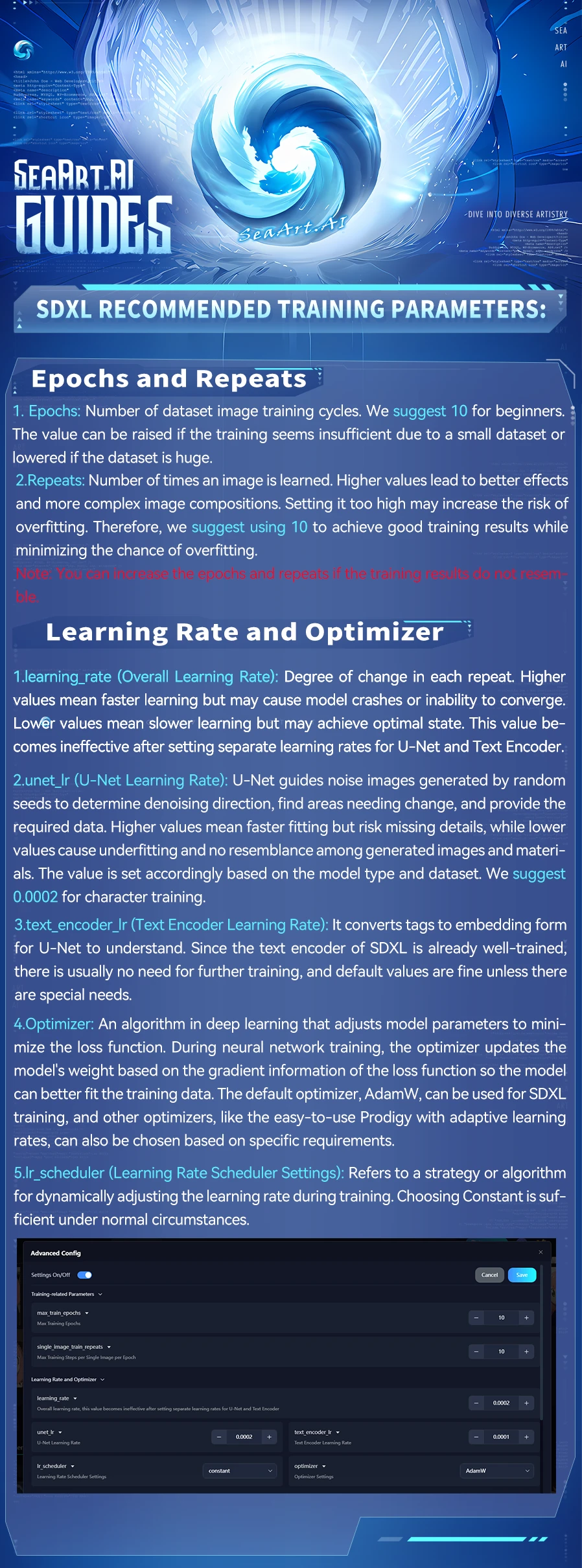 SDXL Training steps