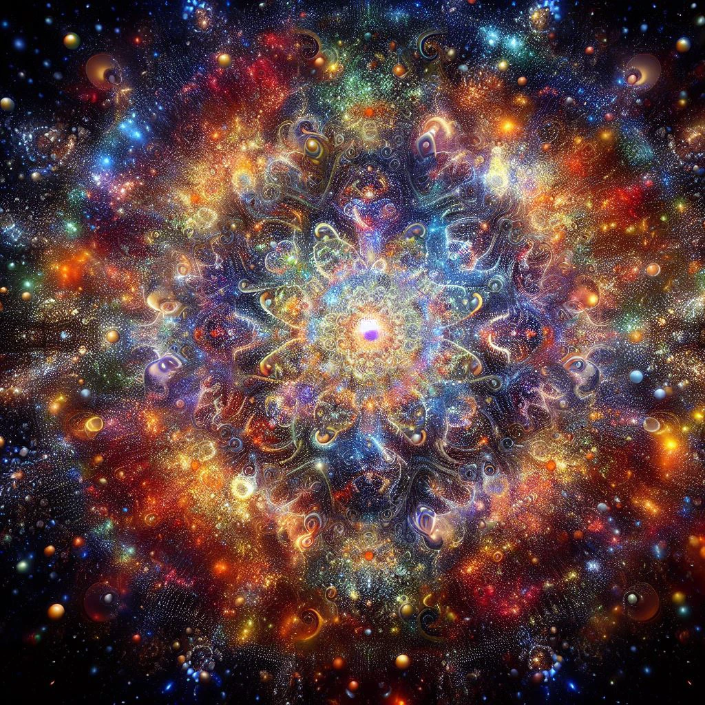 mesmerizingly vivid and intricate digital painting