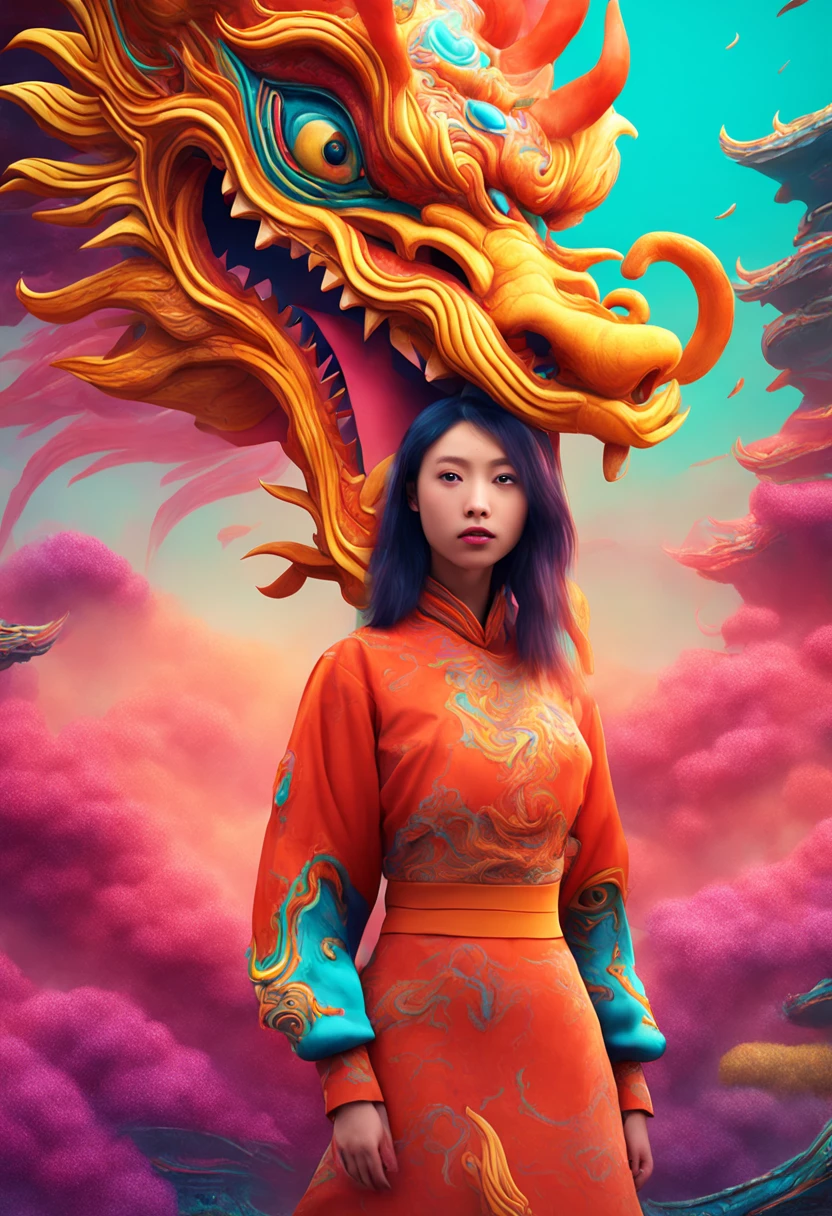 少女与龙