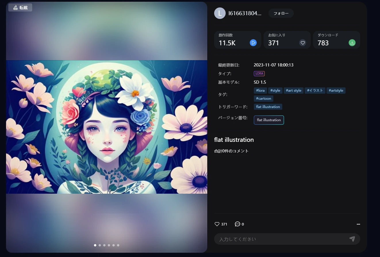 さまざまな画風のLORAをお勧めします