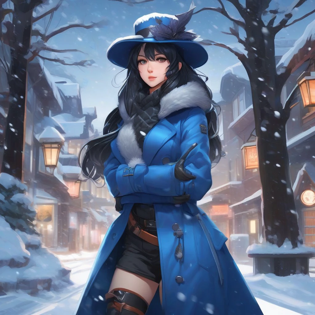 woman in hat