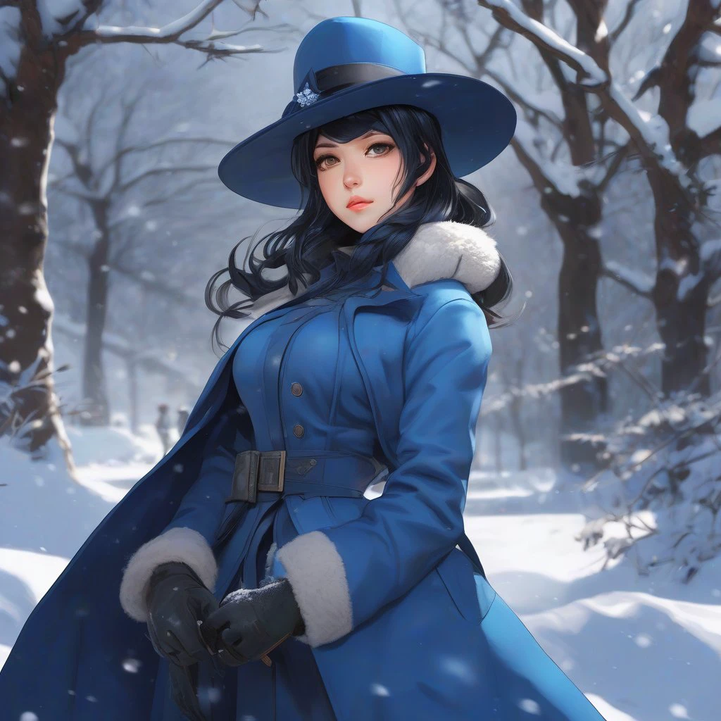 woman in hat