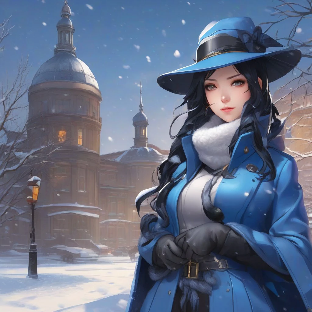 woman in hat