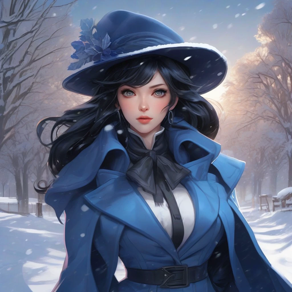 woman in hat
