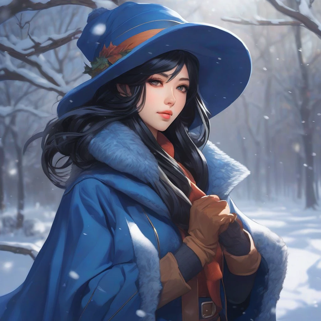 woman in hat