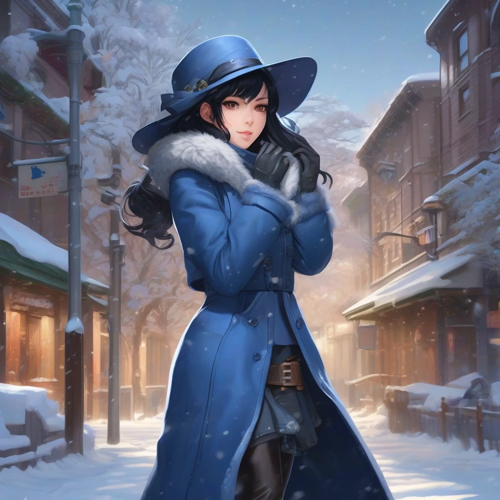woman in hat