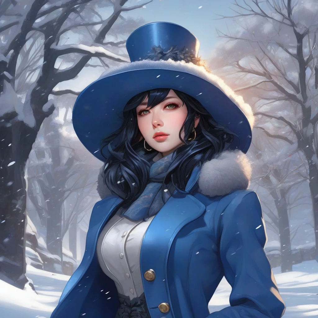 woman in hat