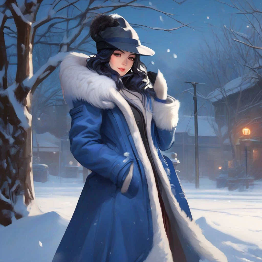 woman in hat