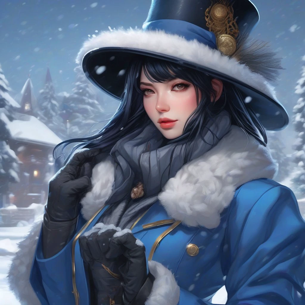 woman in hat
