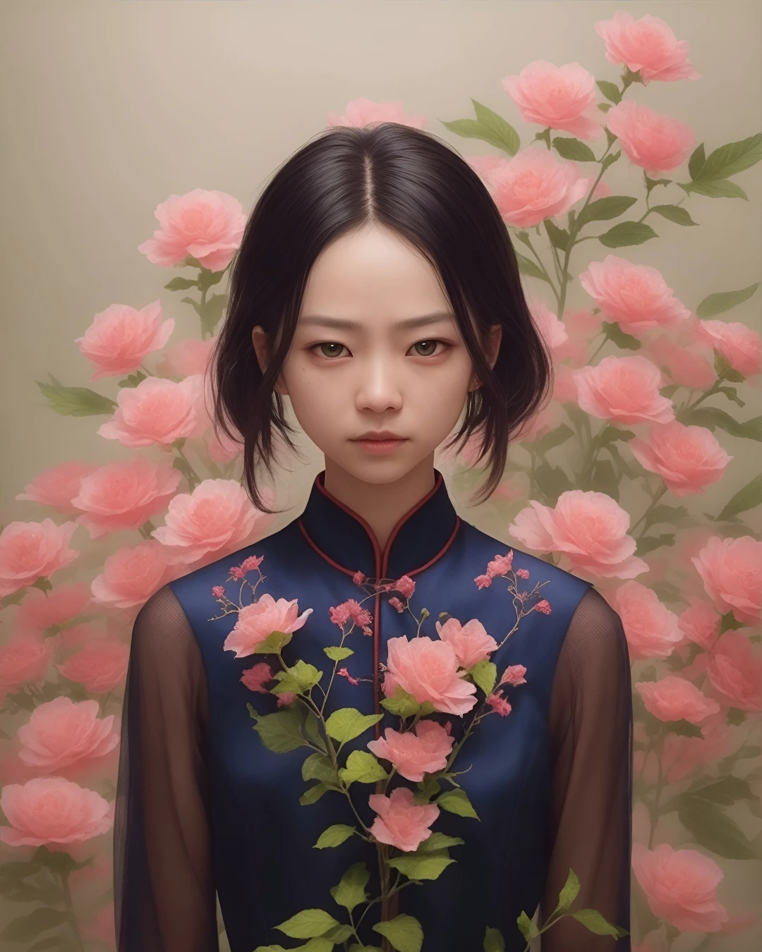 portrait and botanical art