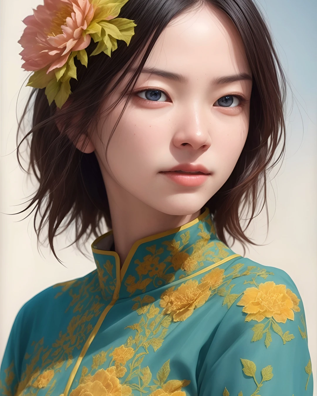 portrait and botanical art