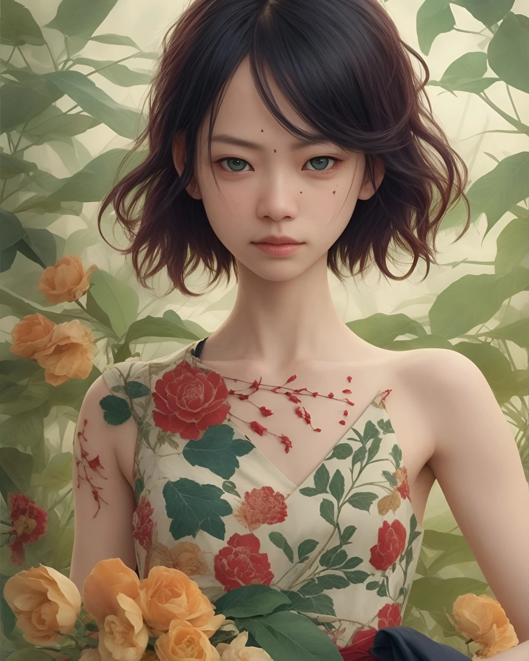 portrait and botanical art