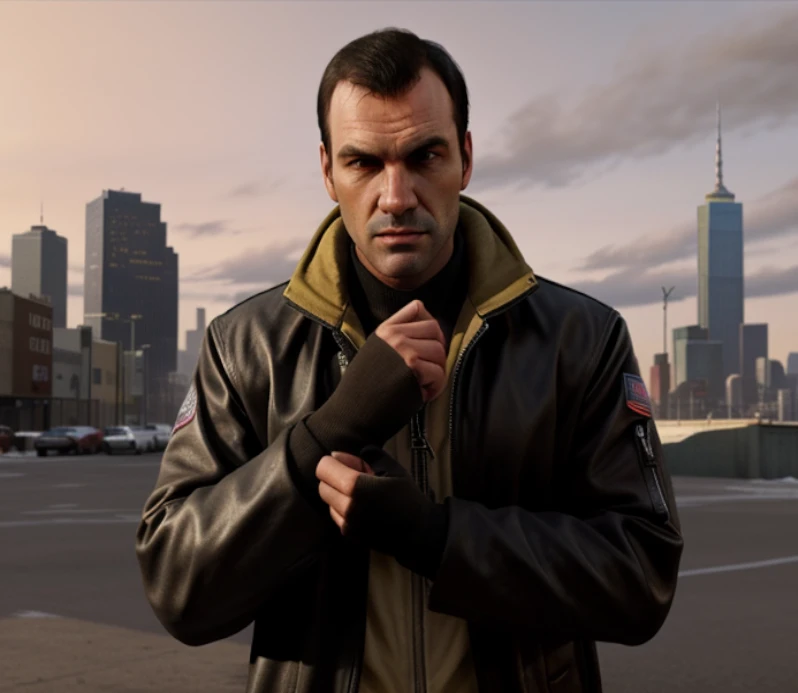 Niko Bellic from Grand Theft Auto 4