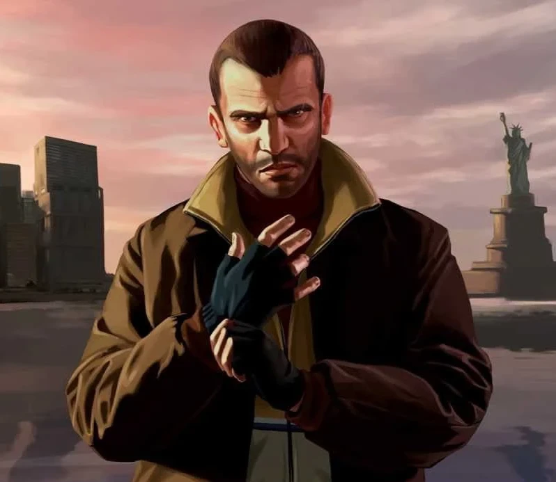 Niko Bellic from Grand Theft Auto 4