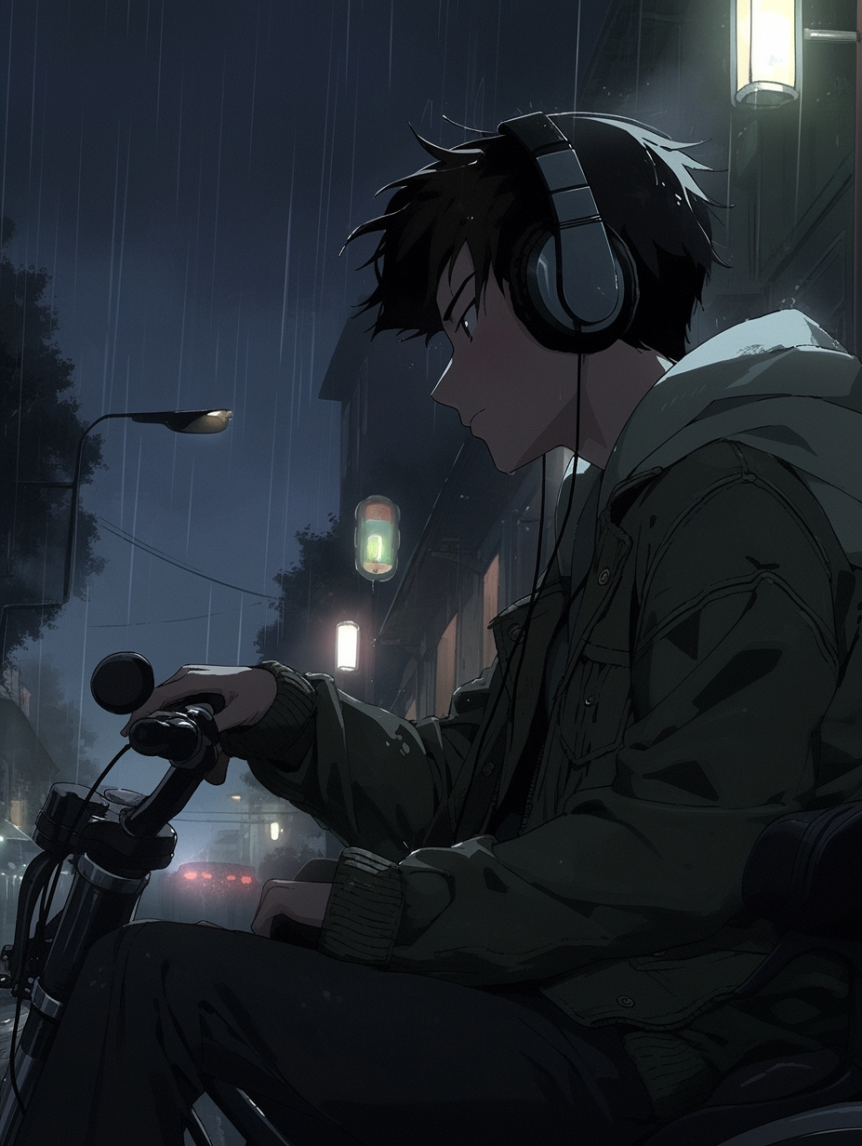 Handsome young man, anime, romcom style