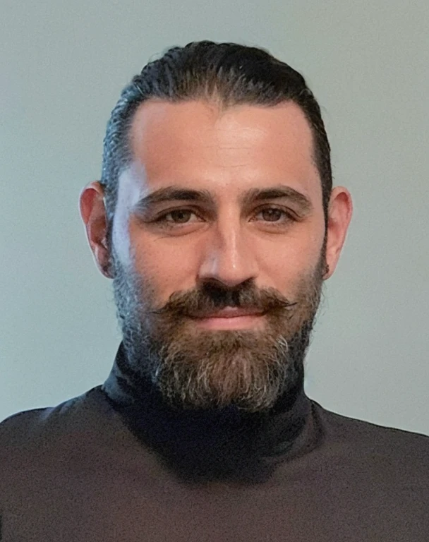 Hispanic bearded man
