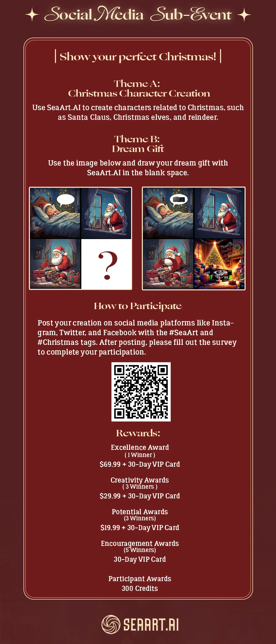 Christmas 2023 Event - SeaArt Winter Inspiration Season