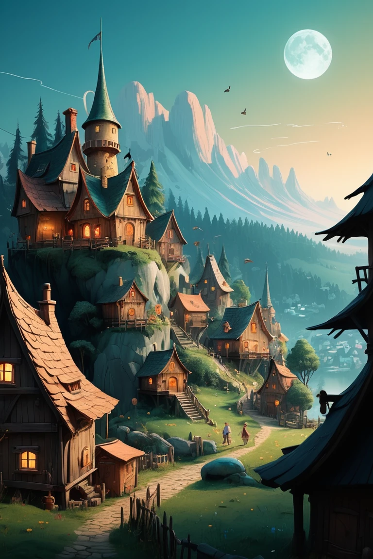 Fairy Village/童话村/童話の村