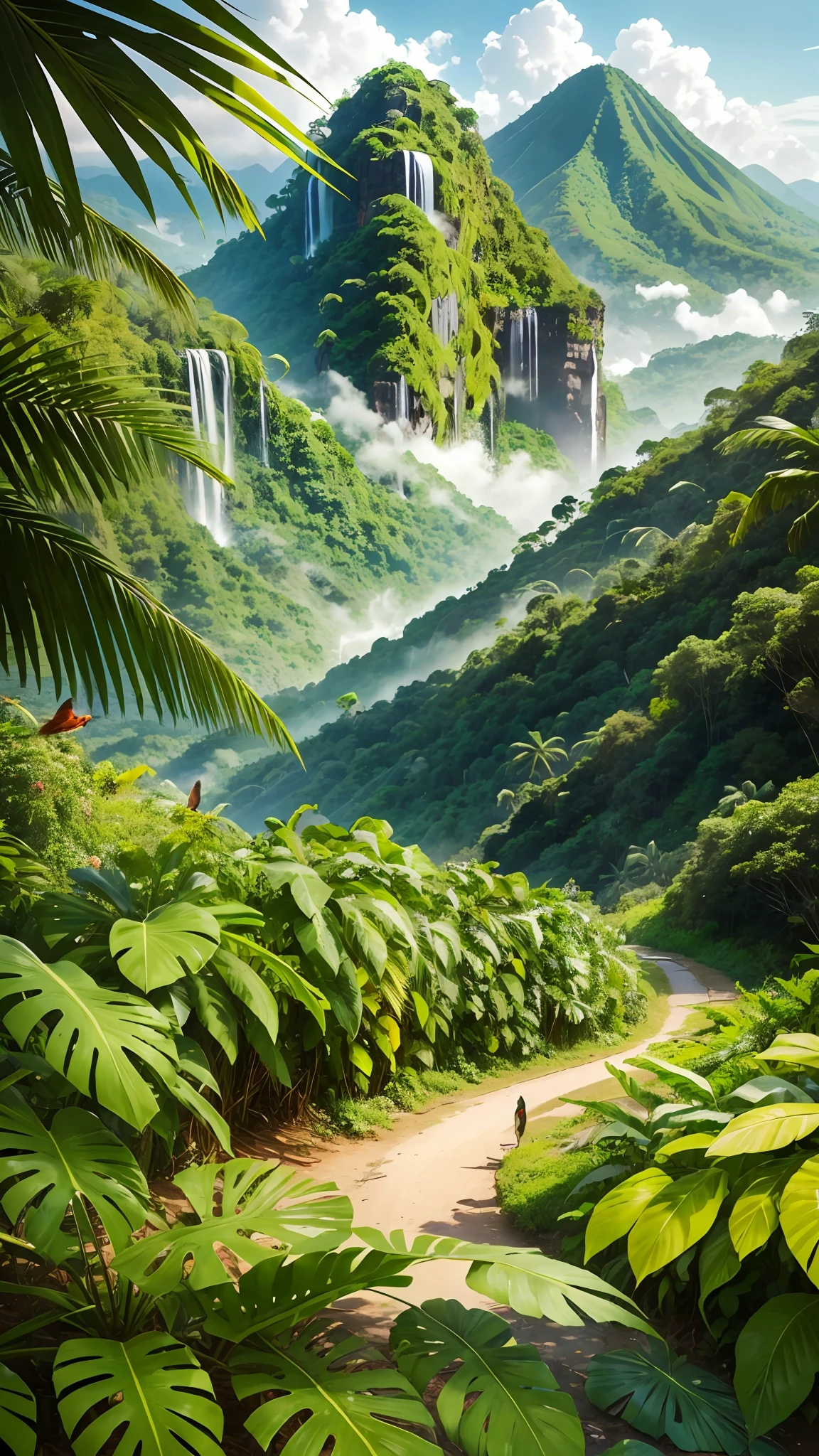 Dense green Forest 