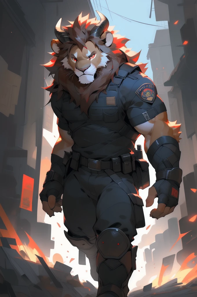 Demonic Lion Cop