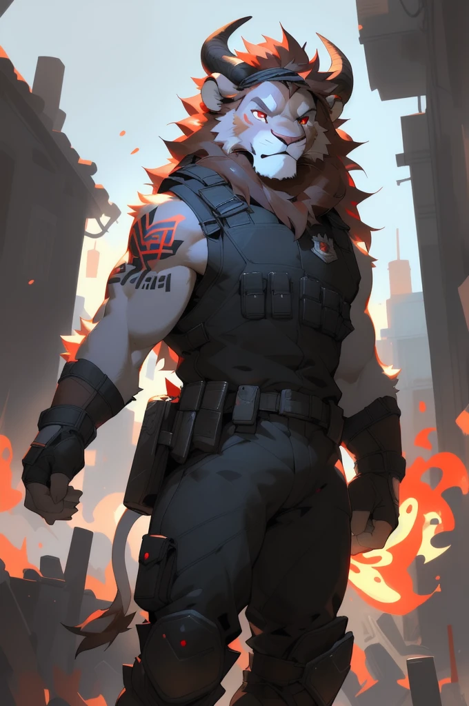 Demonic Lion Cop