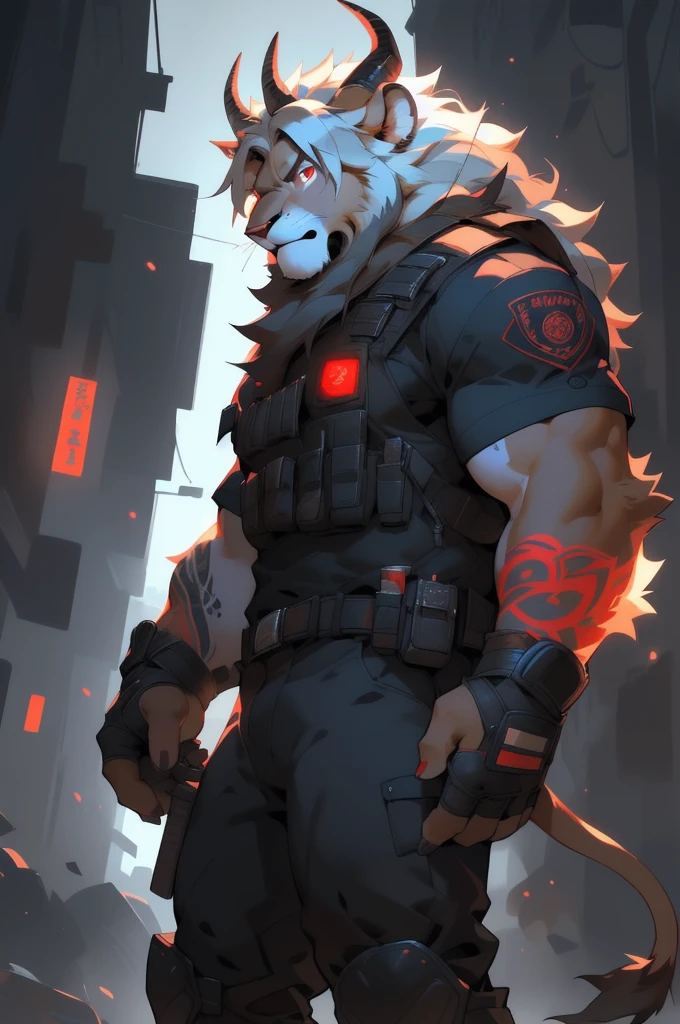 Demonic Lion Cop