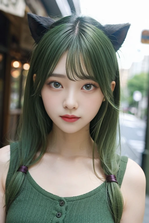 虹色の髪で生成