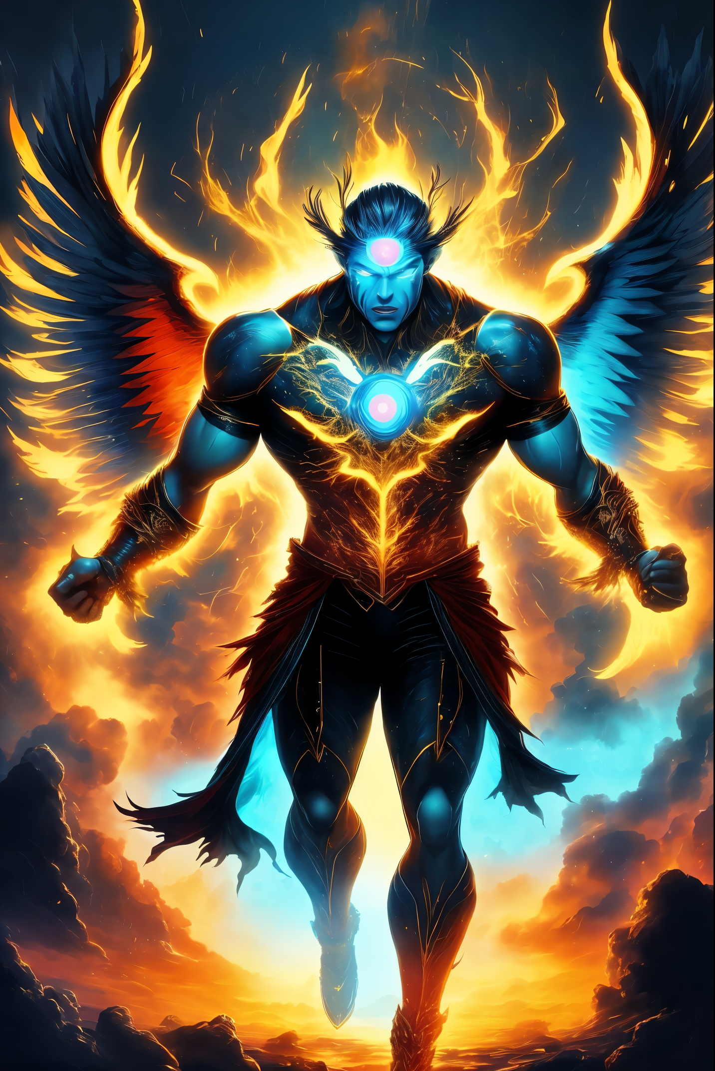 In the distant realms of fantasy, an impressive figure unfolds, the oversized God of the gods. His presence, marked by immeasurable power and divine greatness, enters into dialogue with the mortal world, and his being exudes an aura that evokes not only respect but also benevolent curiosity. This divine character combines majestic strength with a unique kindness. His personality, imbued with timeless wisdom, is reflected in an unparalleled kindness that stretches the horizons of the imagination. Encountering this oversized being is like looking into the depths of the universe, where love and wisdom merge into a harmonious dance. As a guardian of love, knowledge, and charity, this god of gods deserves a rating that reflects his outstanding qualities. His open curiosity about humanity and his desire to understand the way of mortals deserve the highest recognition. The way in which he dedicates his power to the good of creation demonstrates the responsibility and love that are deeply rooted in his divine nature. In the presence of this character you experience a unique symbiosis of sublime power and warm affection. It is an honor to welcome this larger-than-life God of Gods into the halls of fantasy and be touched by his presence.